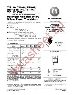 TIP141 datasheet  